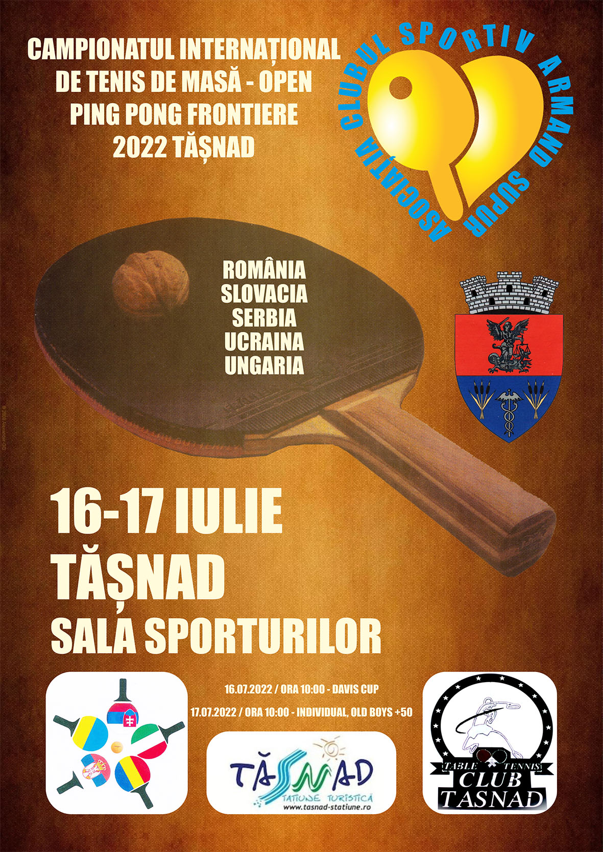 Invitație la ping pong,  la Tășnad