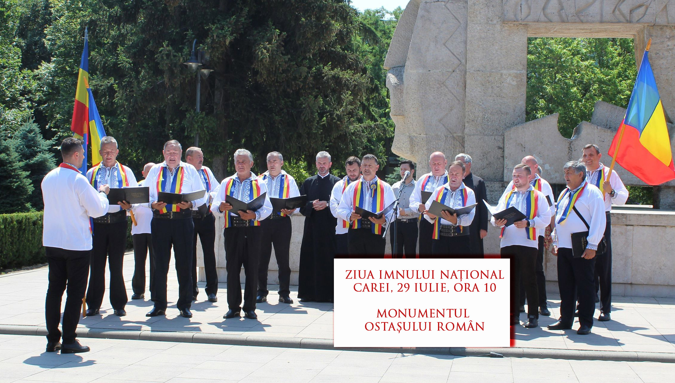 Ziua imnului național, comemorată la Carei