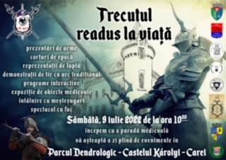 Evenimentul Medieval „Villa Karul”-Trecutul readus la viață în acest weekend  la Carei în Parcul Dendrologic