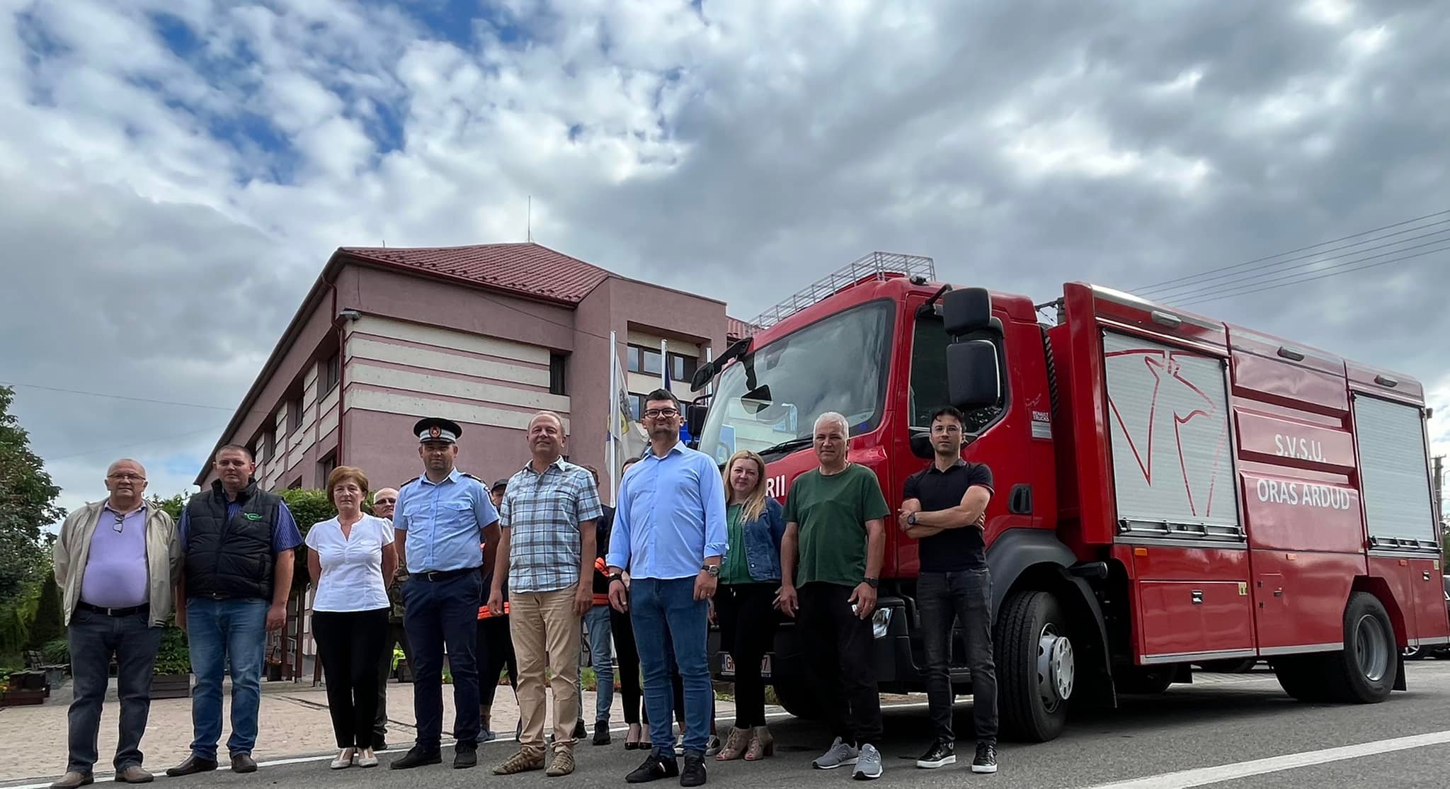 ACHIZIȚII. Autospecială nouă de pompieri pentru S.V.S.U Ardud