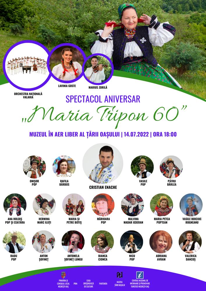 Concert aniversar în cinstea cântăreței Maria Tripon