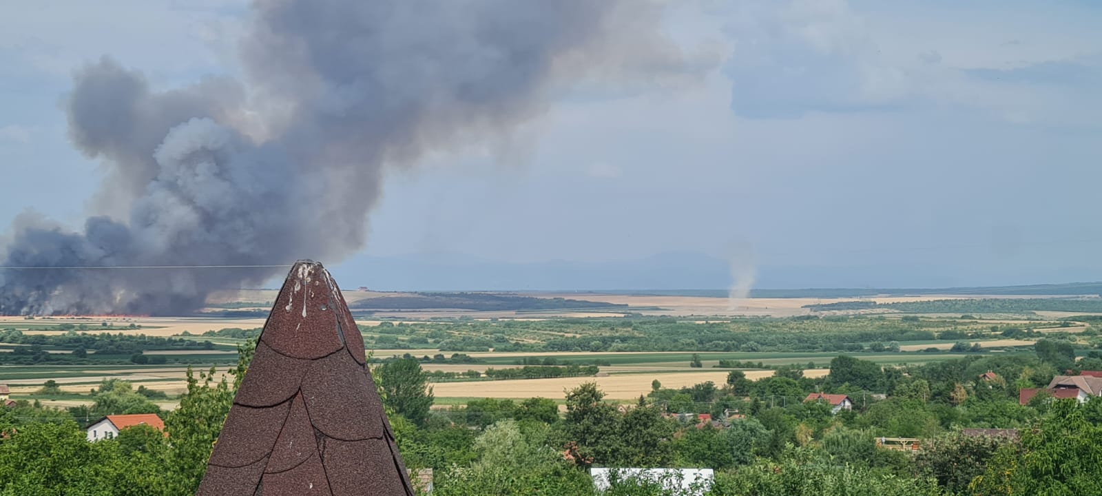 Incendiu în satul Tătărești din județul Satu Mare