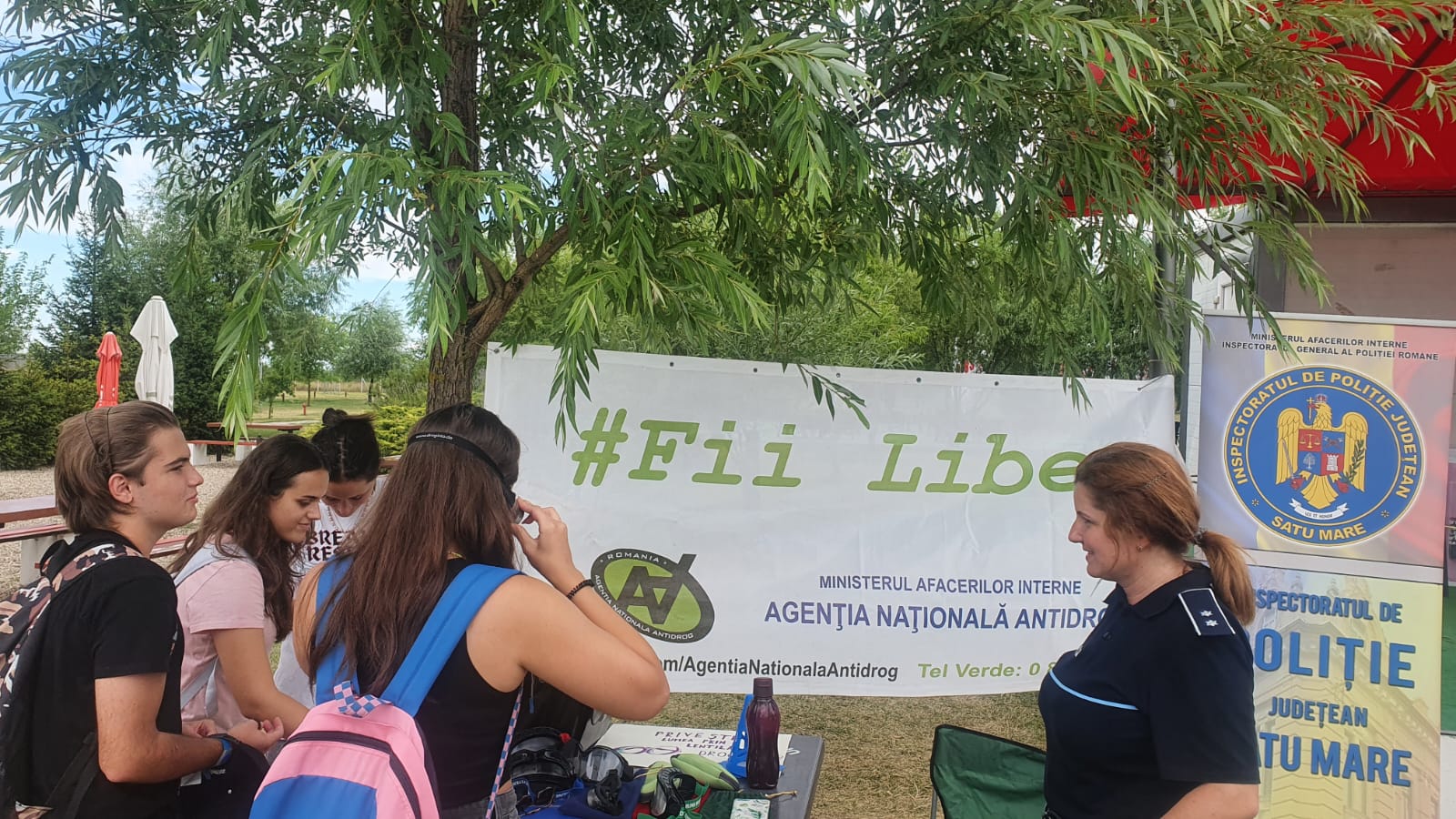 Activități preventive desfășurate de polițiștii sătmăreni în Parcul Acvatic AQUASTAR Satu Mare