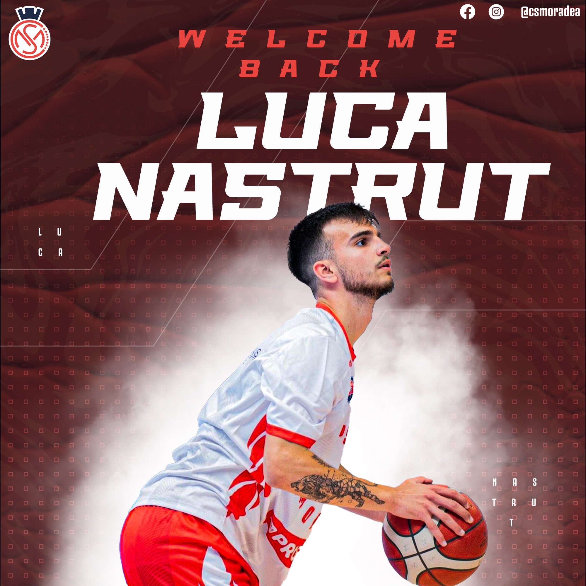 Luca Năstruț revine la CSM CSU Oradea