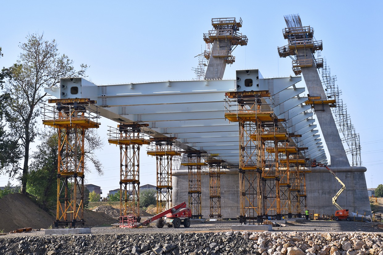FOTOGALERIE. Podul peste Someș, O PRIORITATE. Lucrările, ÎN GRAFIC