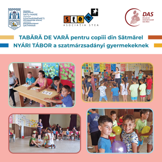 TABĂRĂ DE VARĂ PENTRU COPIII DIN SĂTMĂREL