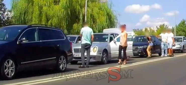 Accident în lanț pe Podul Decebal