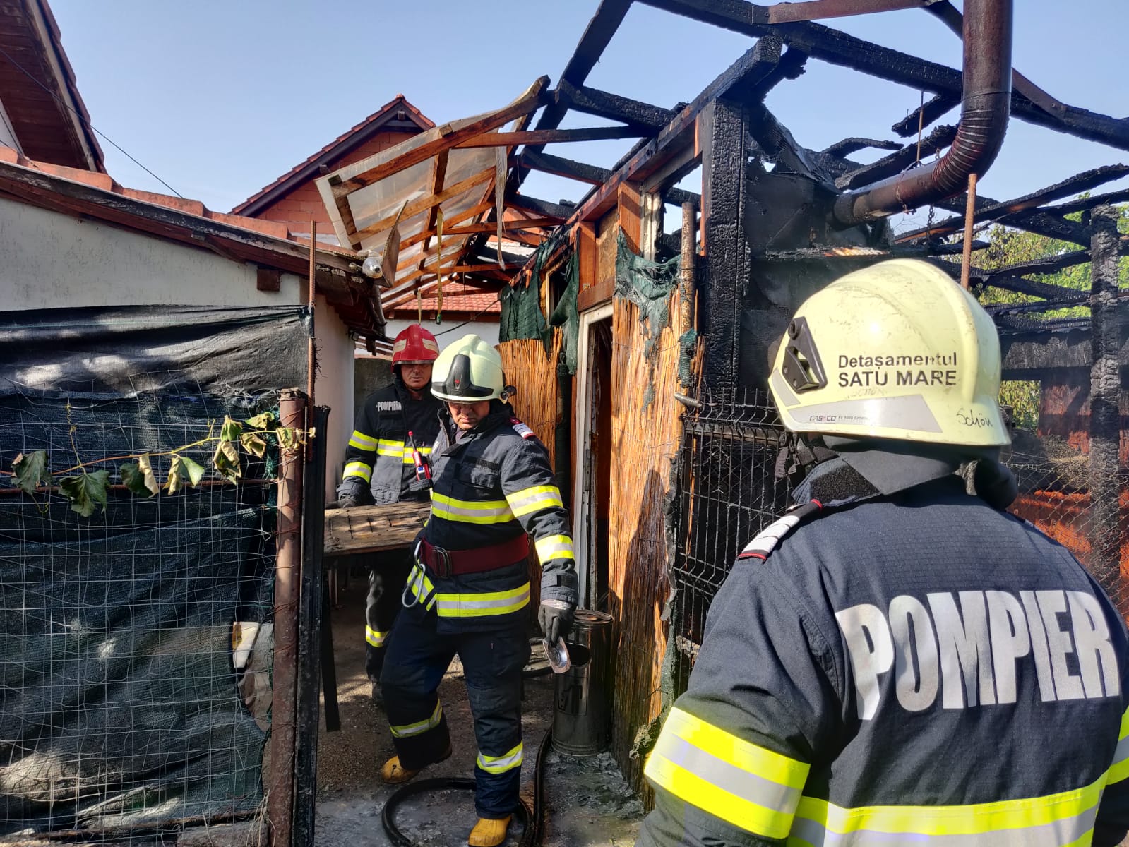 Incendiu izbucnit la un bar din Botiz!