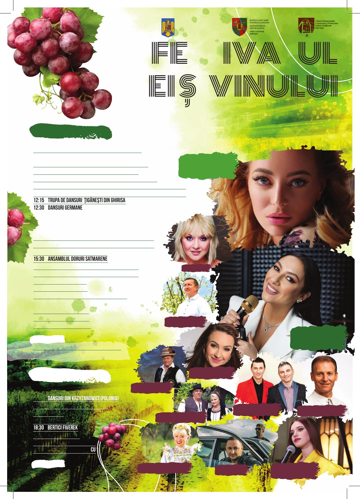 DISTRACȚIE. ANDRA și DELIA, capete de afiș la Festivalul Viei și Vinului de la Beltiug