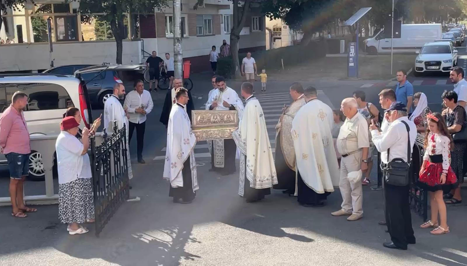 Catedrala din Satu Mare a primit vineri un fragment din moaștele Sfântului Constantin Brâncoveanu