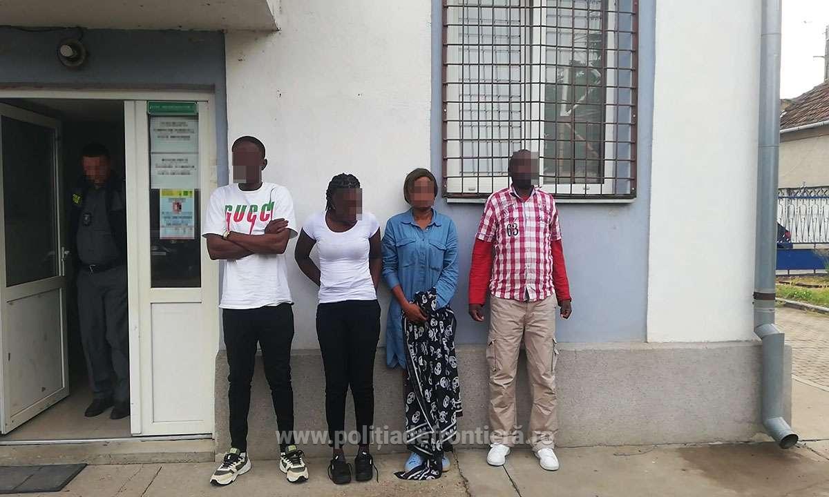 Patru cetățeni din Congo opriți din drumul ilegal spre Spațiul Schengen