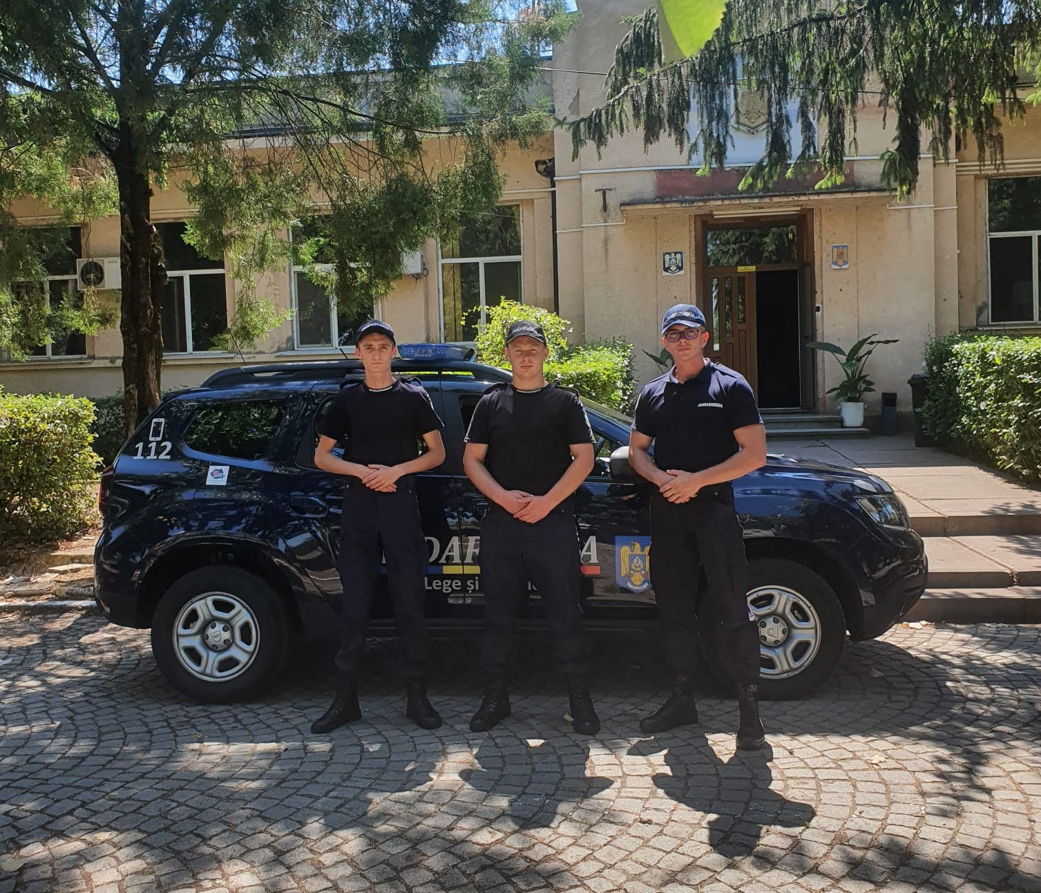 Elevi jandarmi aflaţi în stagiu de practică la Satu Mare