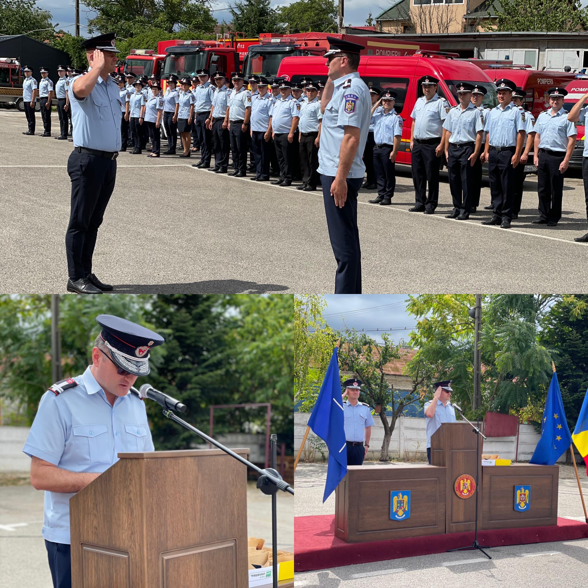 Cadre militare din cadrul ISU “Someș”, avansate în grad