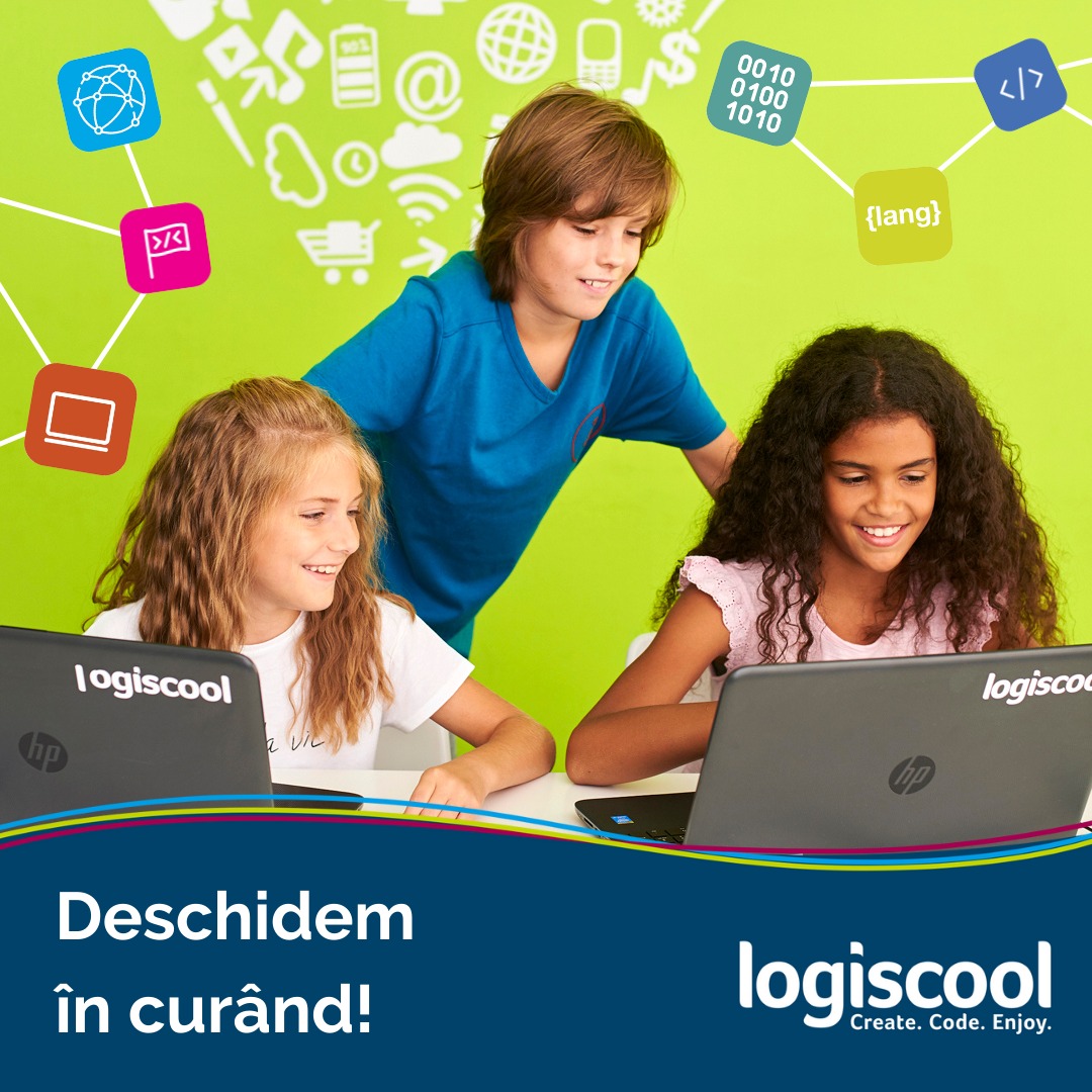 Logiscool vine la Satu Mare organizând cursuri și tabere de programare și robotică