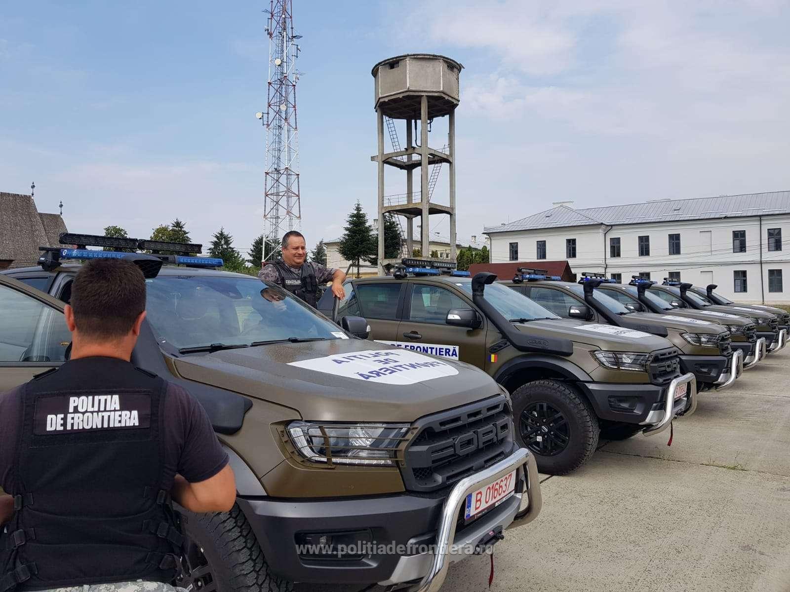 Șase autospeciale Ford Raptor au intrat în dotarea ITPF Sighetu Marmației