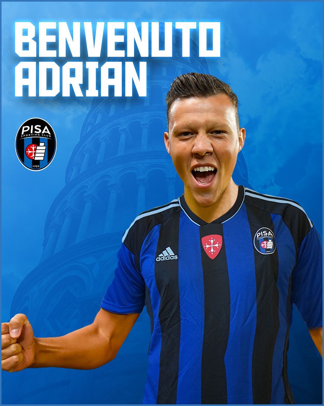 Transfer. Adrian Rus, prezentat oficial la Pisa!