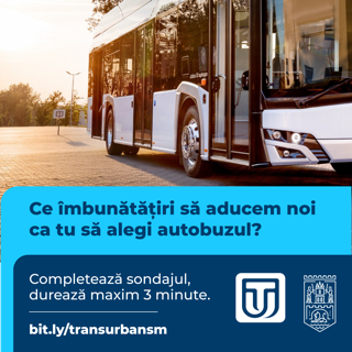 Primăria Municipiului Satu Mare lansează un sondaj privind serviciile de transport public în comun