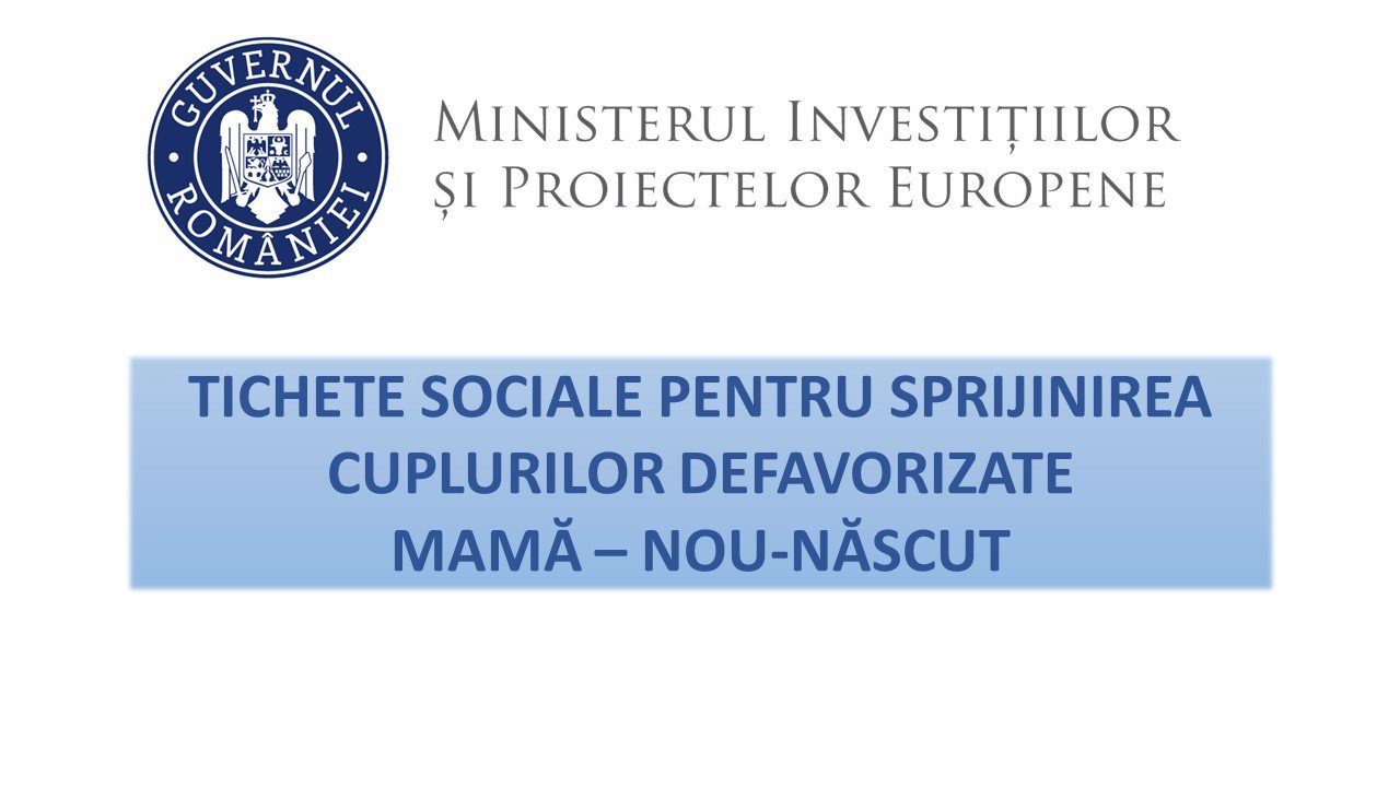 64 de mame din județul Satu Mare vor beneficia de tichetul social în valoare de 2000 de lei