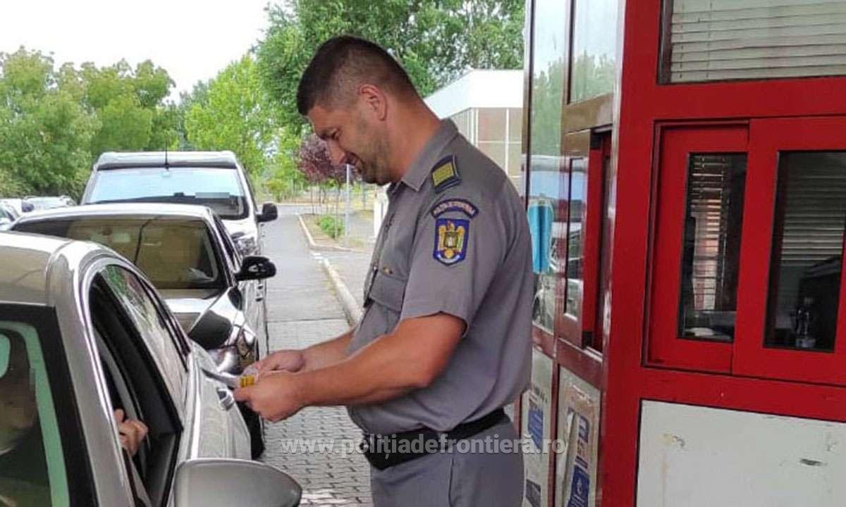 Autoturism radiat din circulație, oprit la Urziceni