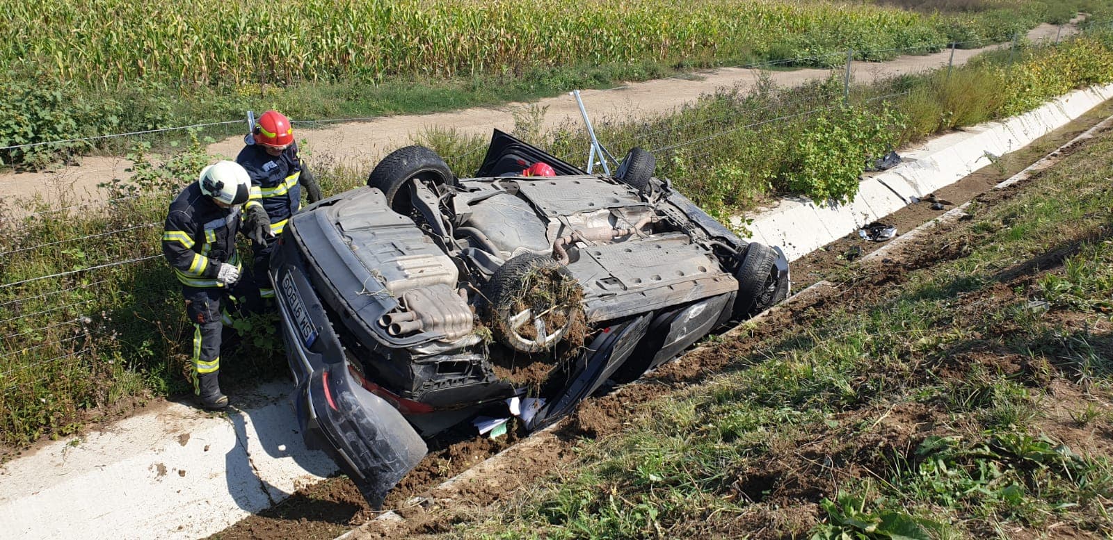 EVENIMENT RUTIER CU VICTIMĂ. Accident grav pe Centura Sătmarului