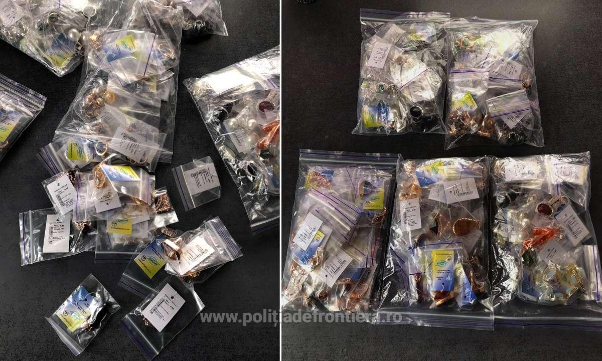 Bijuterii în valoare de aproximativ 105.000 lei, depistate în P.T.F. Sighetu Marmației