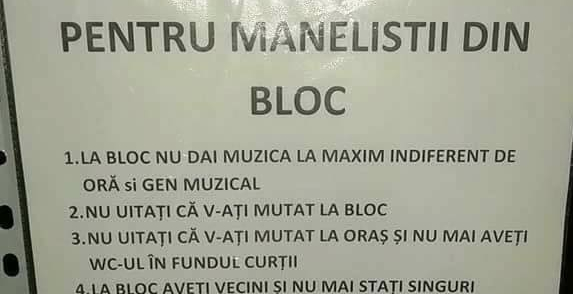 Viața la bloc, deloc  lipsită de griji!