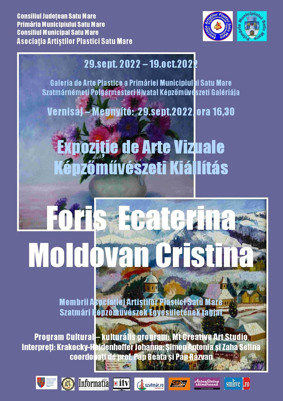 Expoziției de arte vizuale în Galeria de Arte Plastice a Primăriei Municipiului Satu Mare