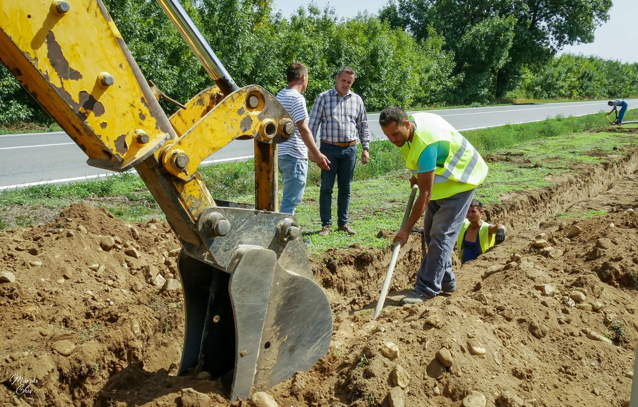 Se introduce gazul la Iojib, comuna Medieșu Aurit