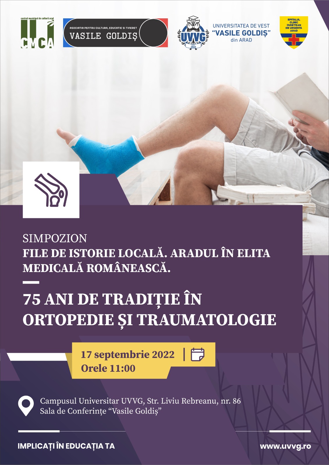 75 de ani de tradiție în ortopedie și traumatologie