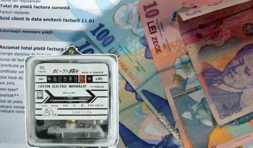 Noi modificări la facturile la energie
