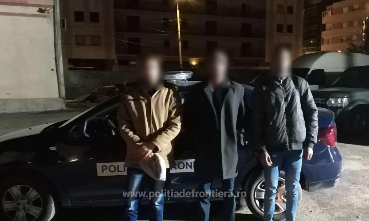 Trei cetățeni sudanezi opriți din drumul ilegal spre Spațiul Schengen