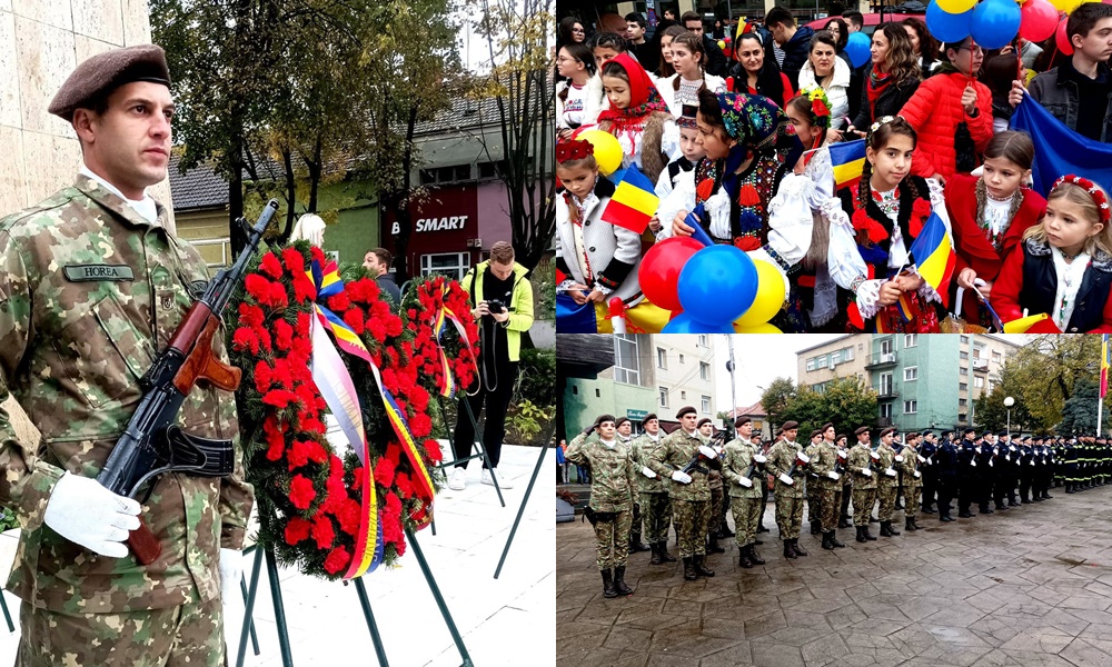 FOTO. Ziua Armatei Române, marcată la Monumentul Ostașului Român din Satu Mare