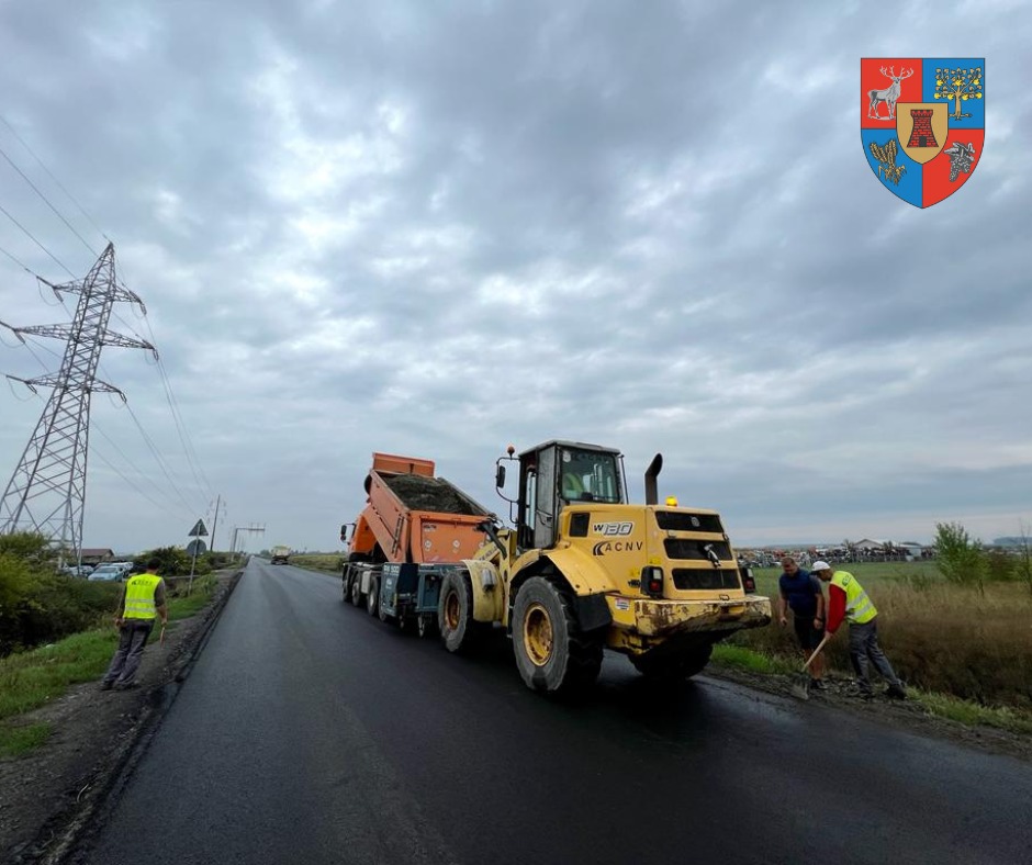 FOTO. CJ pregătește procedurile pentru MODERNZIAREA unui NOU TRONSON de drum județean.