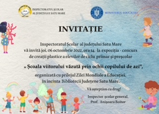 Expoziție-concurs  „Școala viitorului văzută prin ochii copilului de azi”