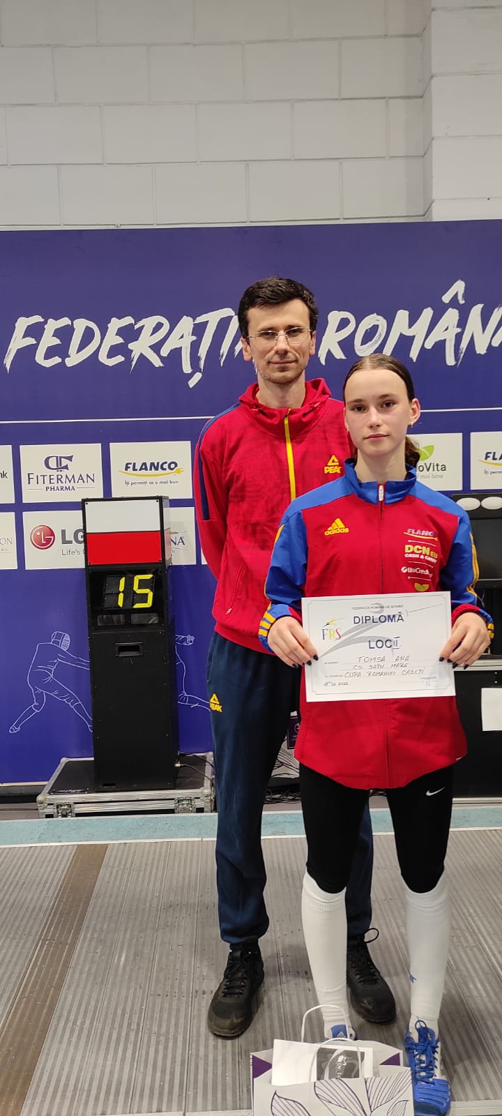 SCRIMĂ. Ana Tomșa, argint la Cupa României de spadă U17