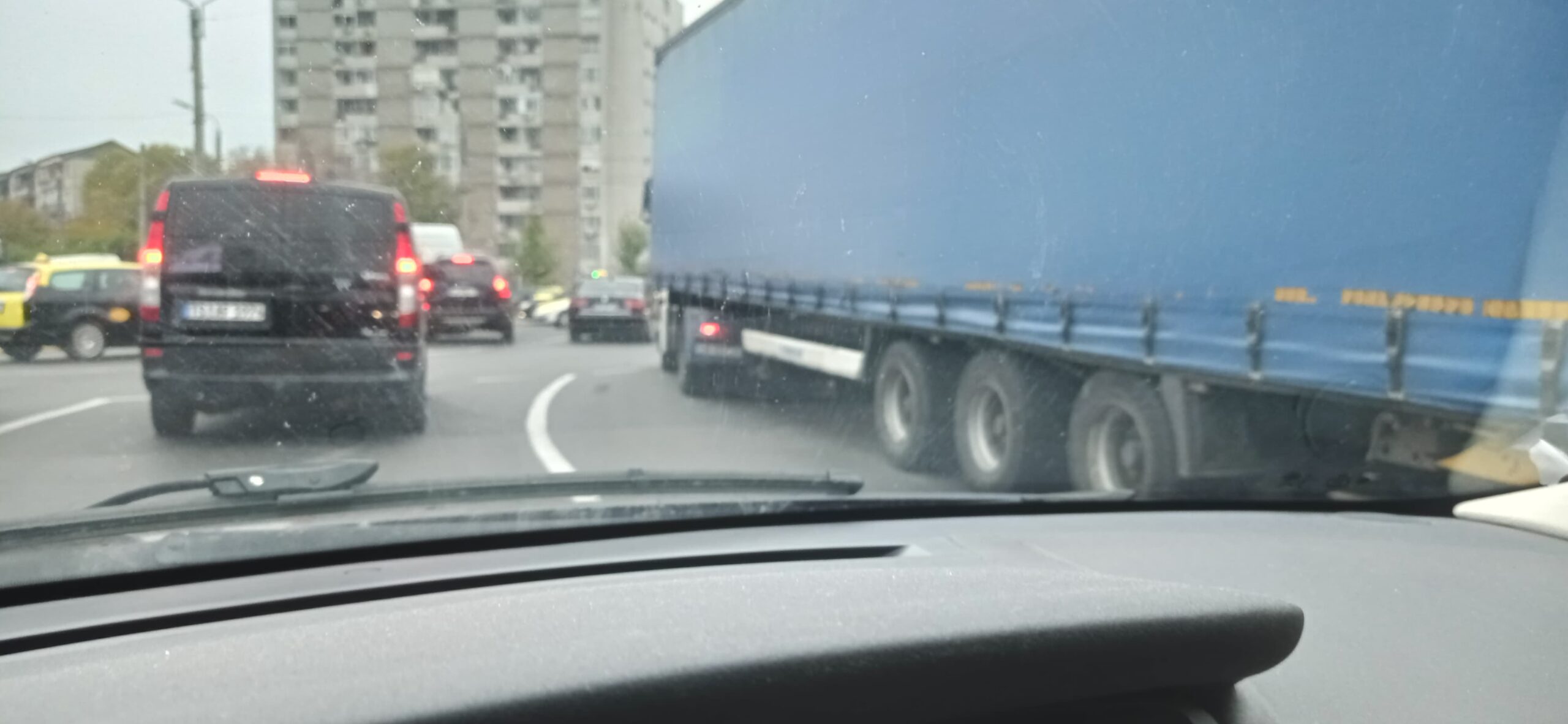 Nesimțire grosolană  cu Tir-ul