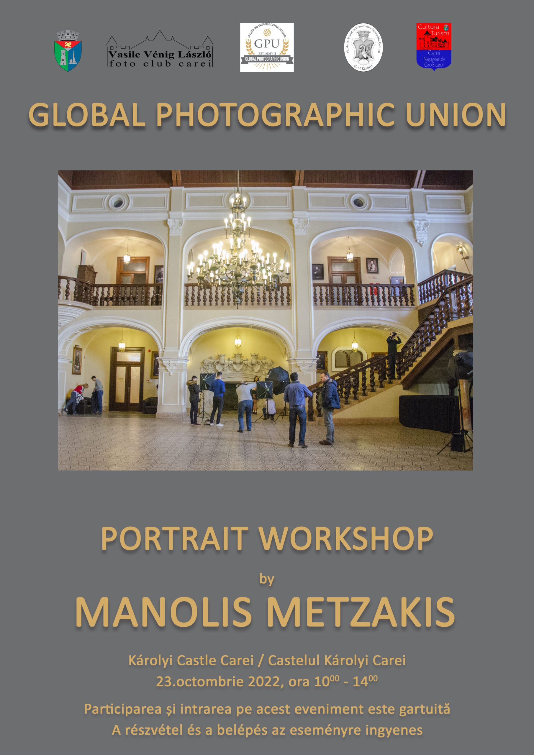 Inaugurarea unui Noul Centru Expozițional Global Photographic Union la Castelul Károlyi din Carei