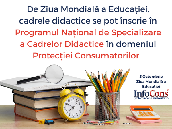 Ziua Mondială a Educației -  19 ani cu o9atitudine în educație!