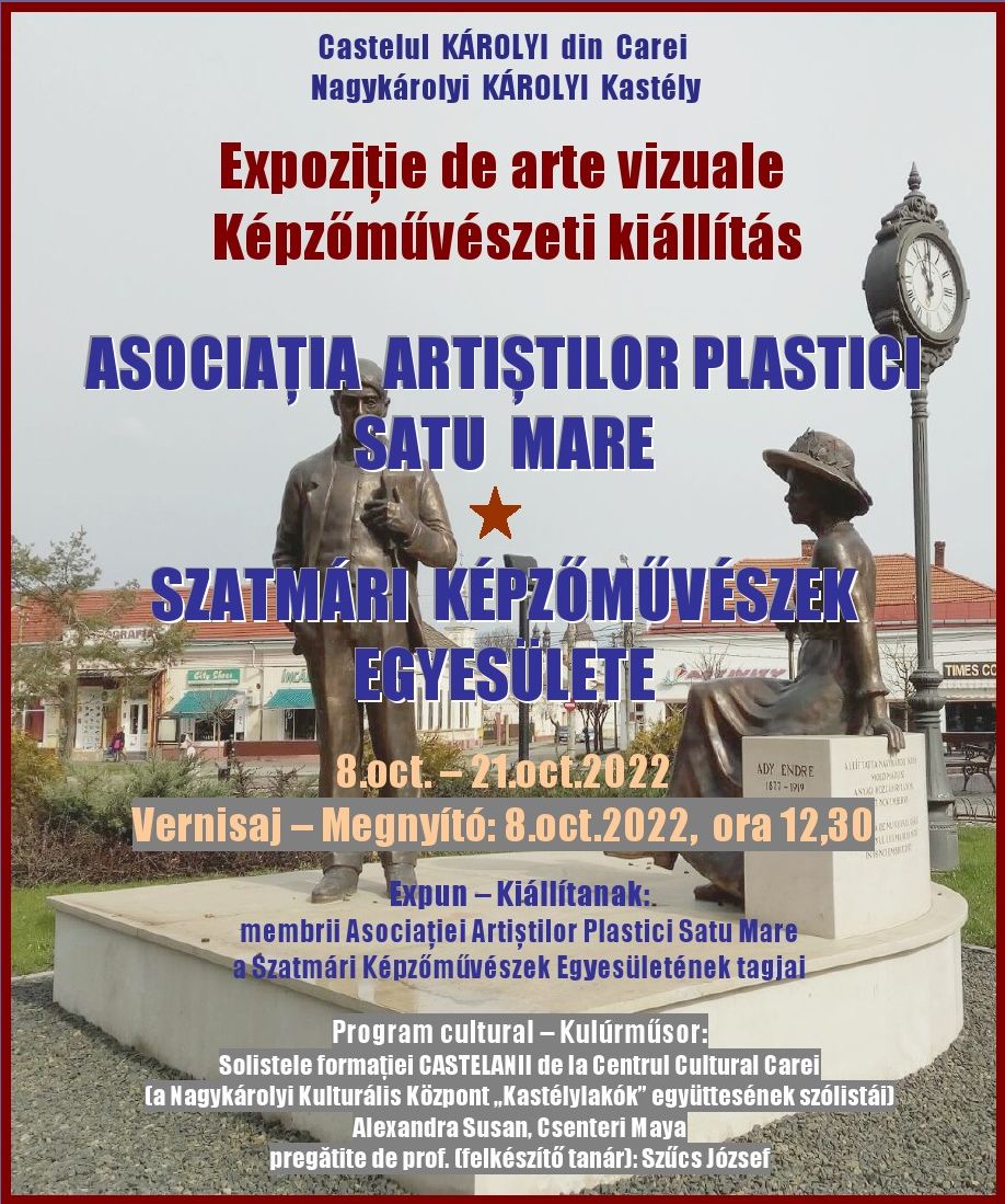 Expoziție de arte vizuale la Castelul Károlyi din Carei