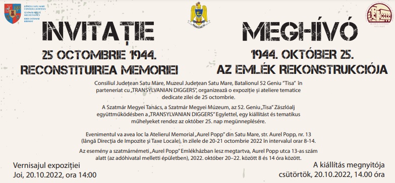 Tinerii sătmăreni se vor populariza cu cel de al Doilea Război Mondial în cadrul acțiunii Reconstituirea Memoriei