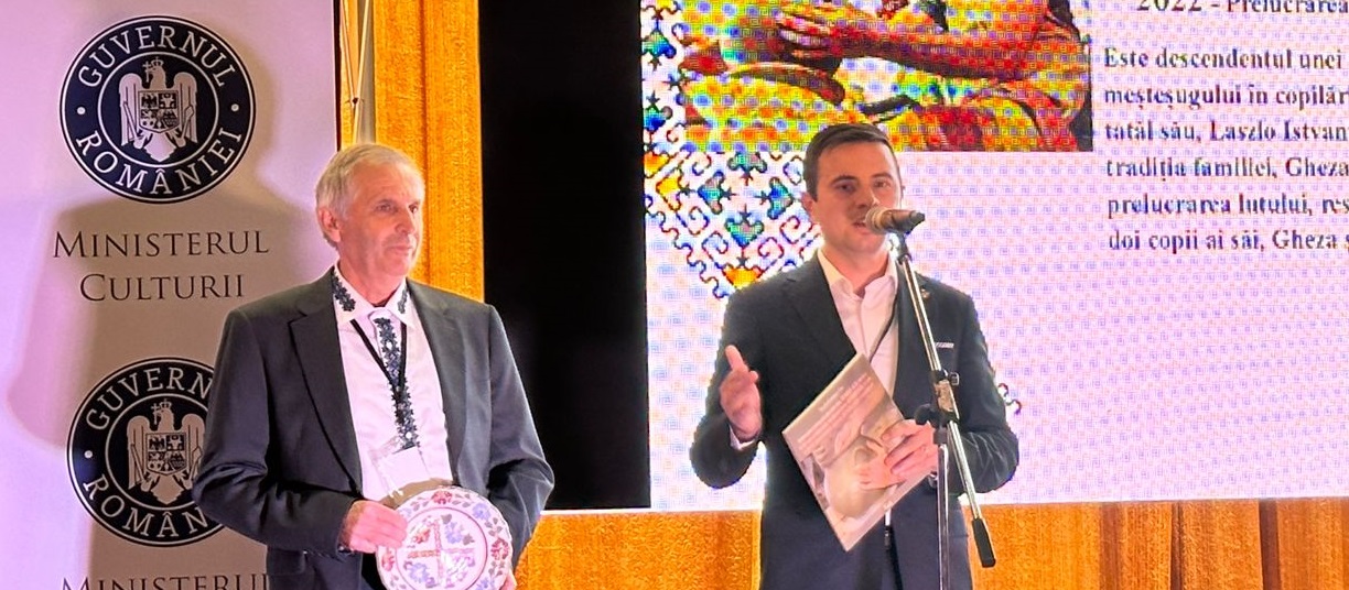ONOARE. ISTVANFI GHEZA, Maestrul olar din ȚARA OAȘULUI, a primit titlul de TEZAUR UMAN VIU