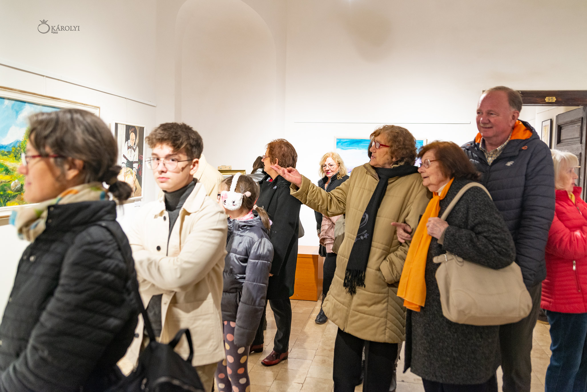 Vernisajul expoziției CONFLUENȚE ARTISTICE a avut loc la castelul din Carei