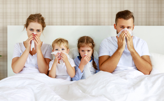 Evoluția infecțiilor respiratorii acute și a gripei în sezonul 2022-2023, la nivelul județului Satu Mare