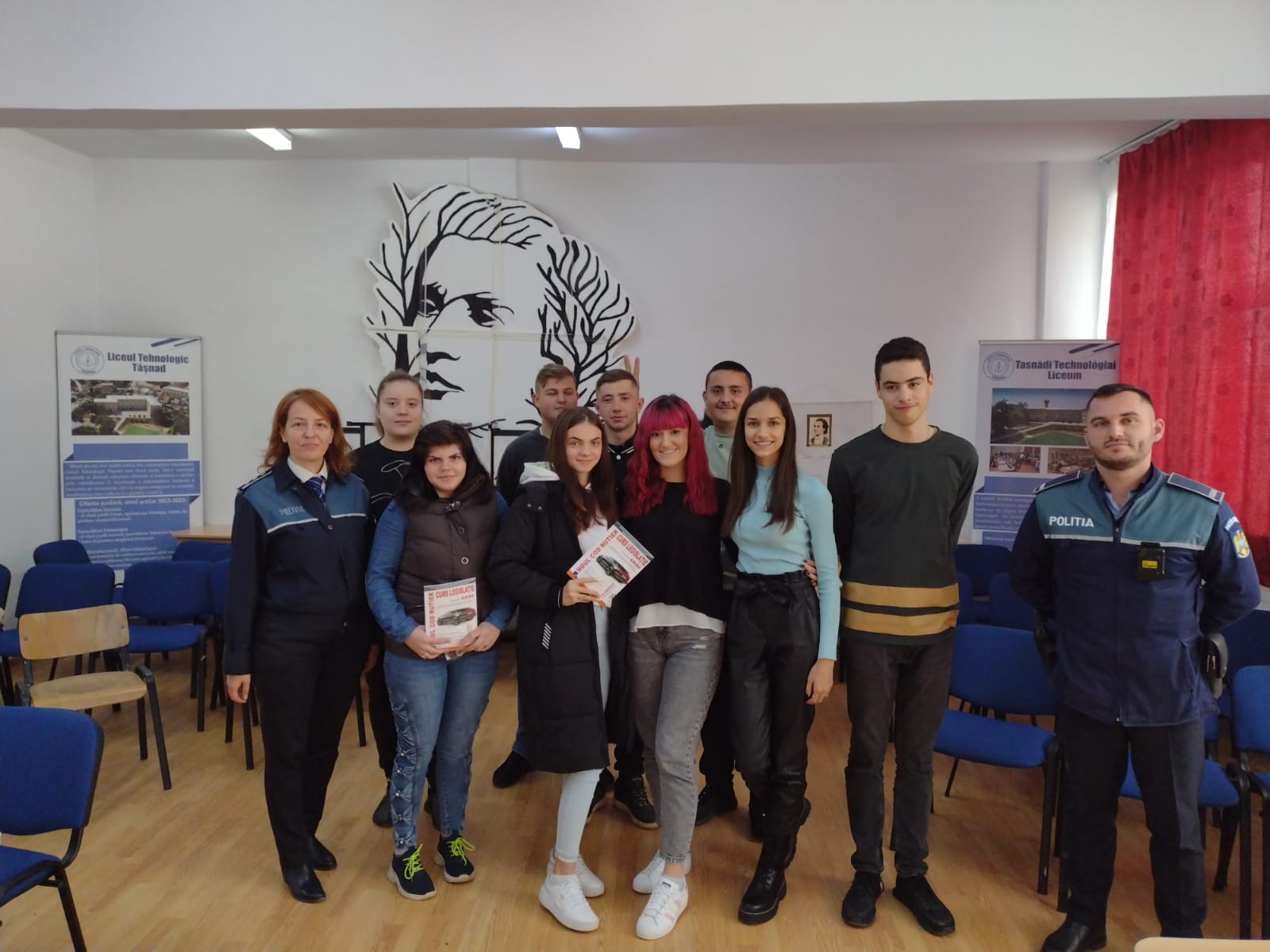 Zero alcool și droguri la volan!  Mesajul campaniei  ZERO LA MIE a ajuns la liceenii din Tășnad