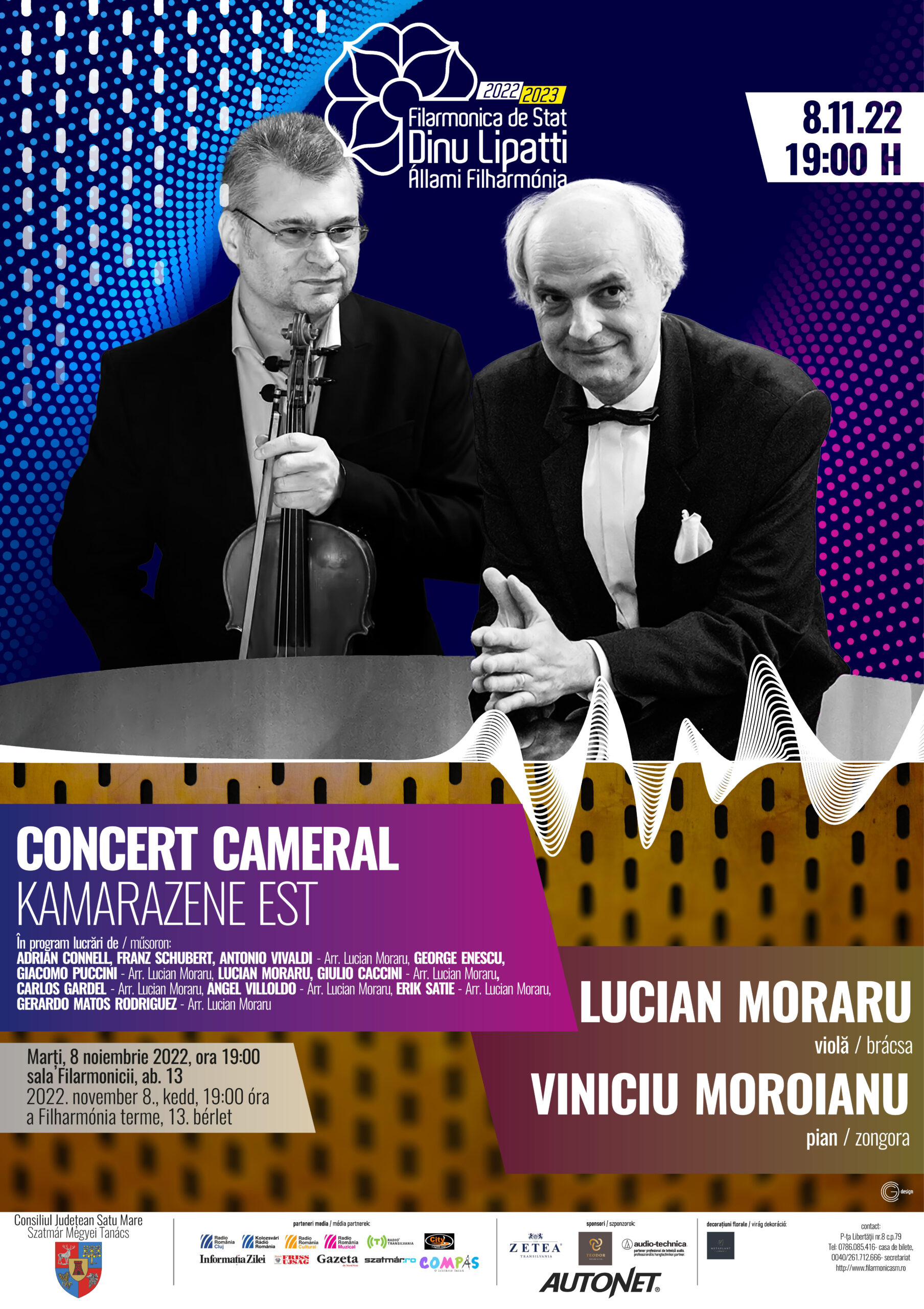 Concertul Cameral la Filarmonica de Stat Dinu Lipatti