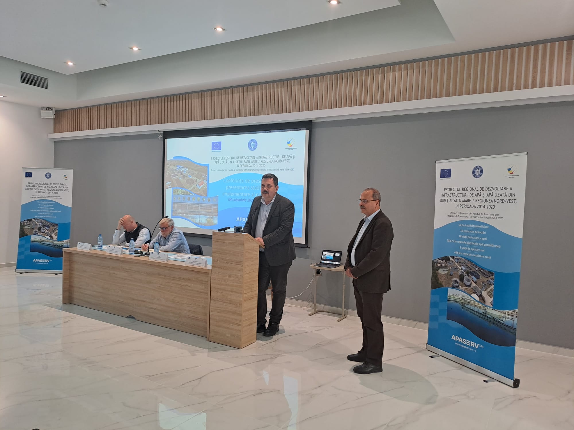 Aproape 30% dintre lucrările contractate pentru extinderea rețelei de apă și canalizare din județul Satu Mare au fost deja finalizate