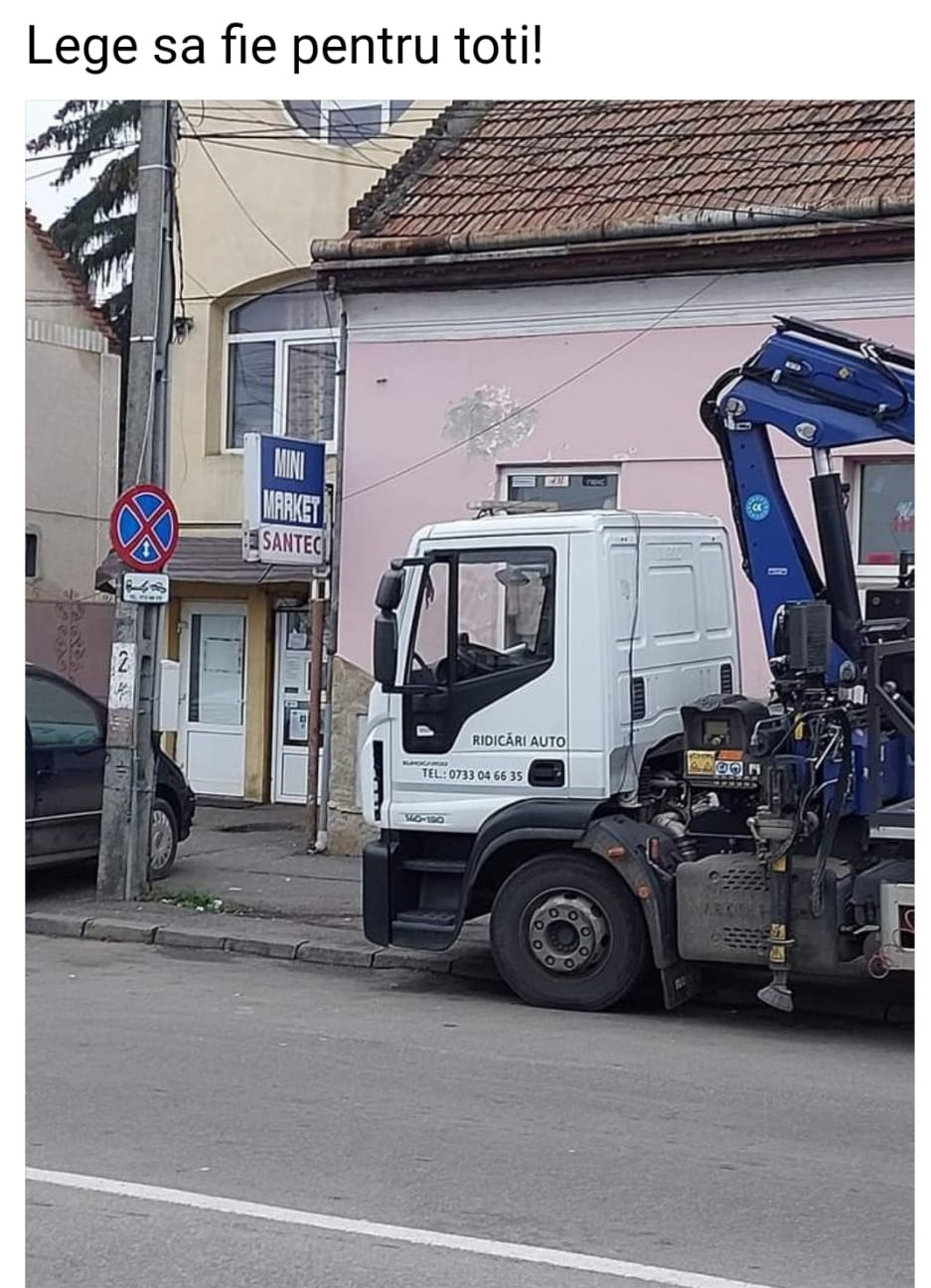 O parcare regulamentară?