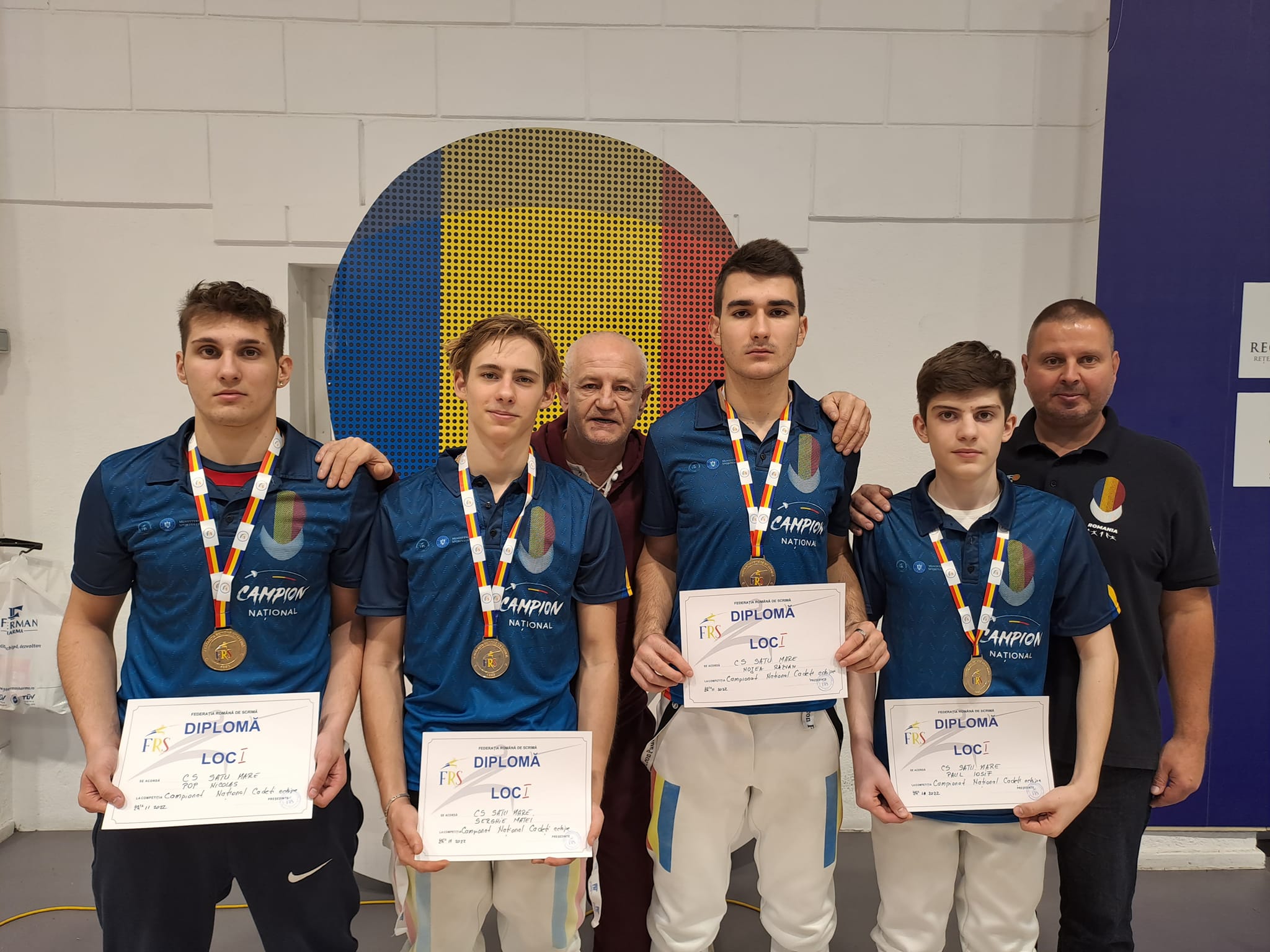 Scrimă. CS Satu Mare, campioană națională la floretă-cadeți