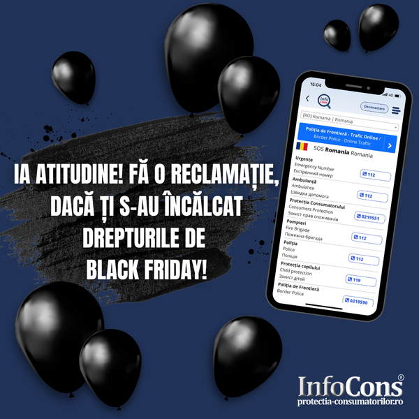 Ia atitudine! Fă o reclamație, dacă ți s-au încălcat drepturile de Black Friday!​