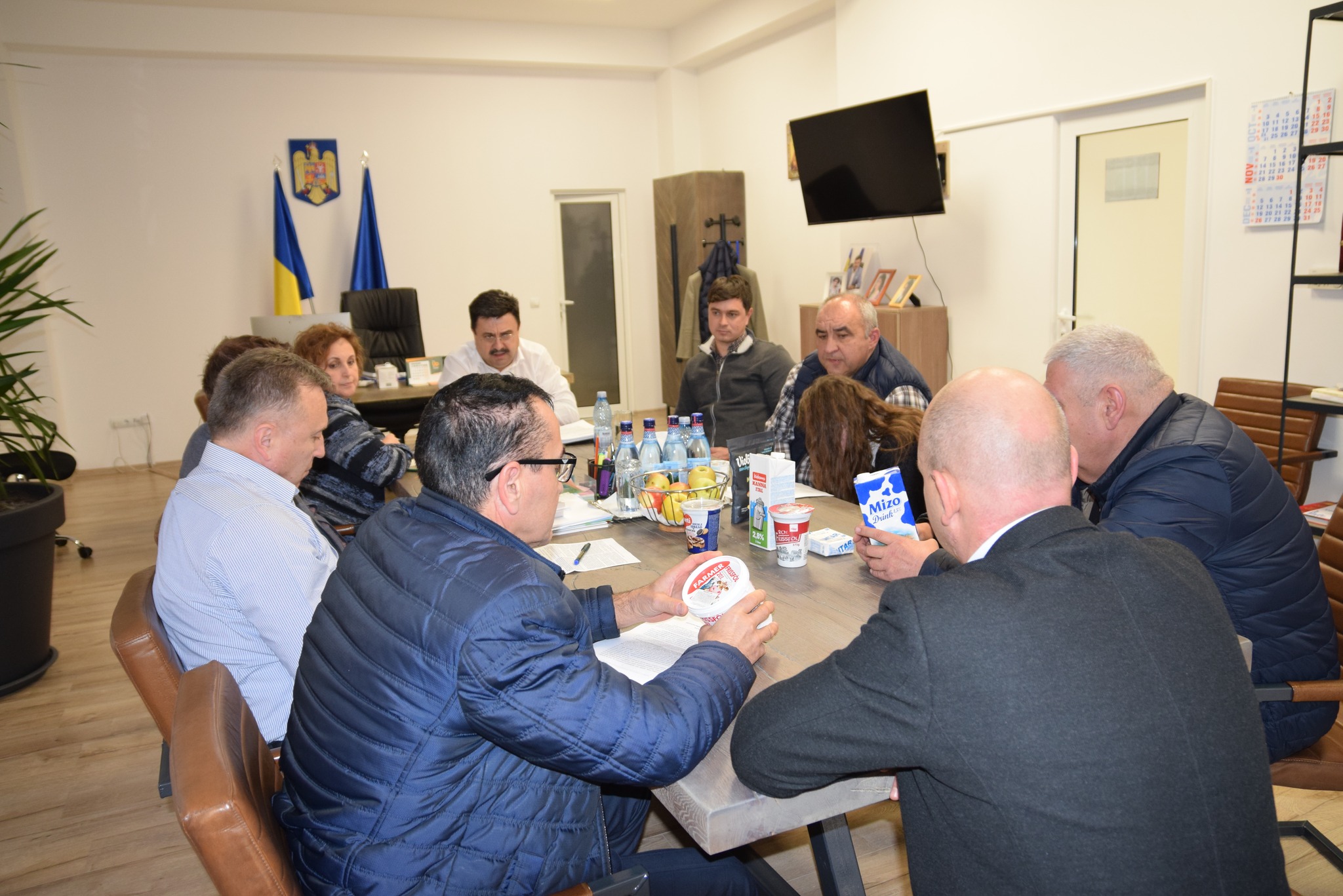 Protestul fermierilor s-a încheiat la Prefectură